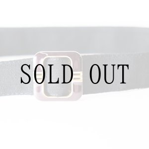 画像: 無地 黒系 アンティークベルト [20385]