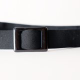 画像: 無地 黒系 アンティークベルト [20384]