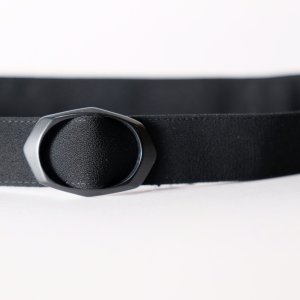 画像: 無地 黒系 アンティークベルト [20381]