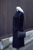 画像8: ”ROGICA ”無地 黒 ウール混 ニット カーディガン ケーブル編み[20413]