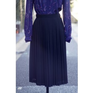 画像: ”Sun Terrace” 黒 無地 スカート フレア  w65cm[20416]