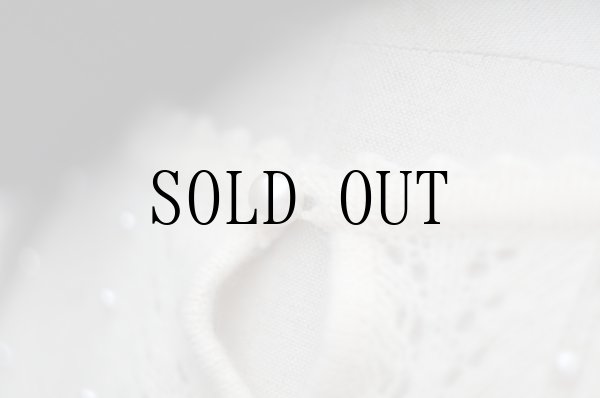 画像11: ”SERA” 無地 白系 ウール ニット セーター ラウンドネック パール [20429]