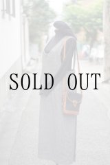 画像: "DUSSEL PRINTZ" グレー 無地 ウール混 ジャンパースカート ツイード[20482]