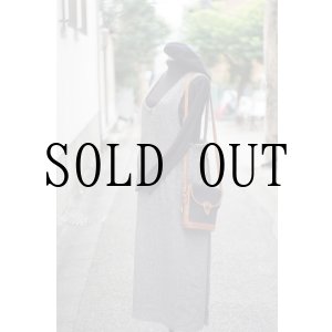 画像: "DUSSEL PRINTZ" グレー 無地 ウール混 ジャンパースカート ツイード[20482]