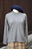 画像6: ”Gypsum” グレー系 カシミヤ 無地 ニット ボトルネック[20497]