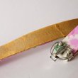 画像5: 花柄 パープル×アイボリー パール アンティークベルト[20480]