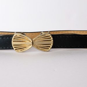 画像: 無地 黒系 アンティークベルト[20477]