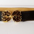 画像1: 無地 ブラウン系 アンティークベルト 合皮 [20478]
