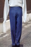 画像8: "TOGETHER!" US製 無地  コットン デニム パンツ ツータック /w66cm [20569]