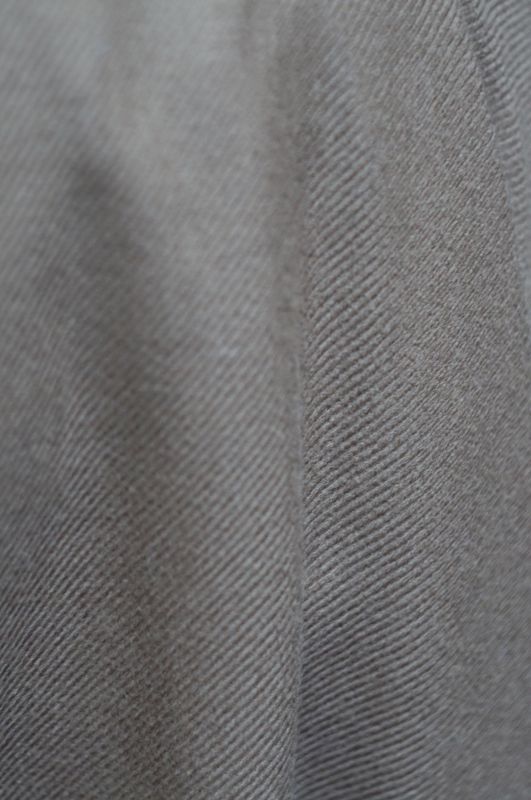 画像: 無地 ライトブラウン ウール スカート フレア w/60cm [16756]