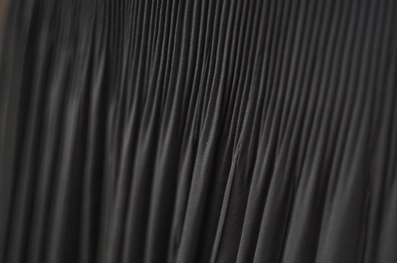 画像: 無地 黒 スカート フレア w/60cm [17250]
