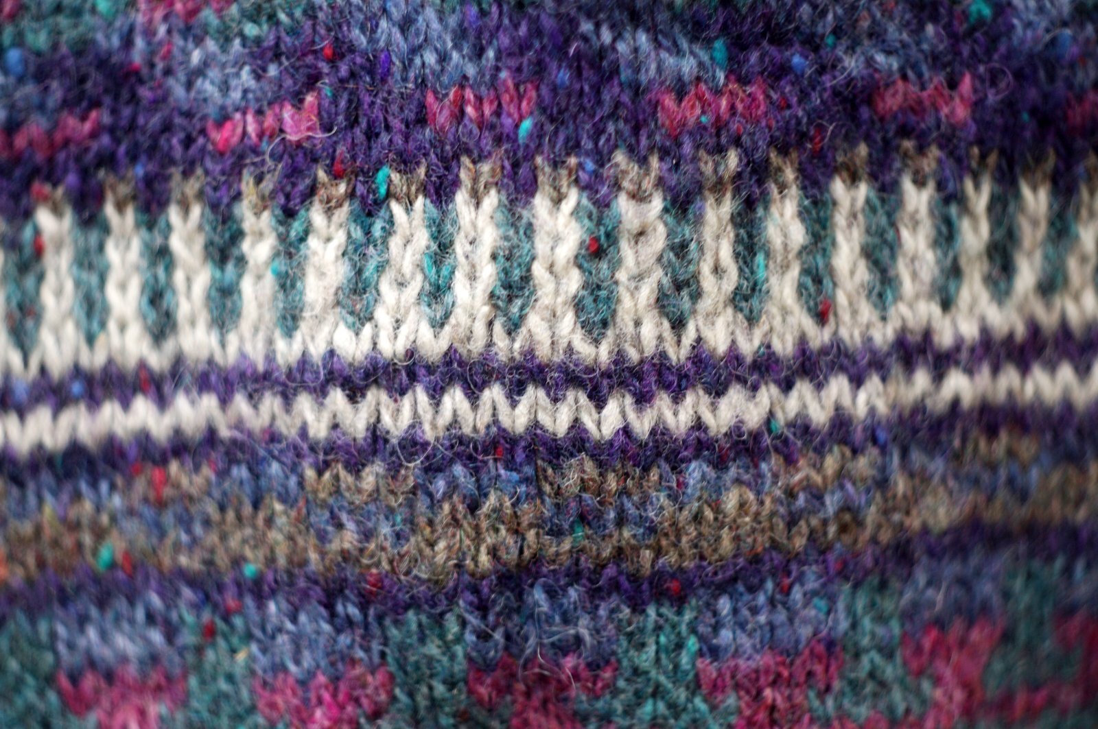 画像5: ”ALPS”  ミックスカラー ウール混 ボーダー ニット モックネック[20433]