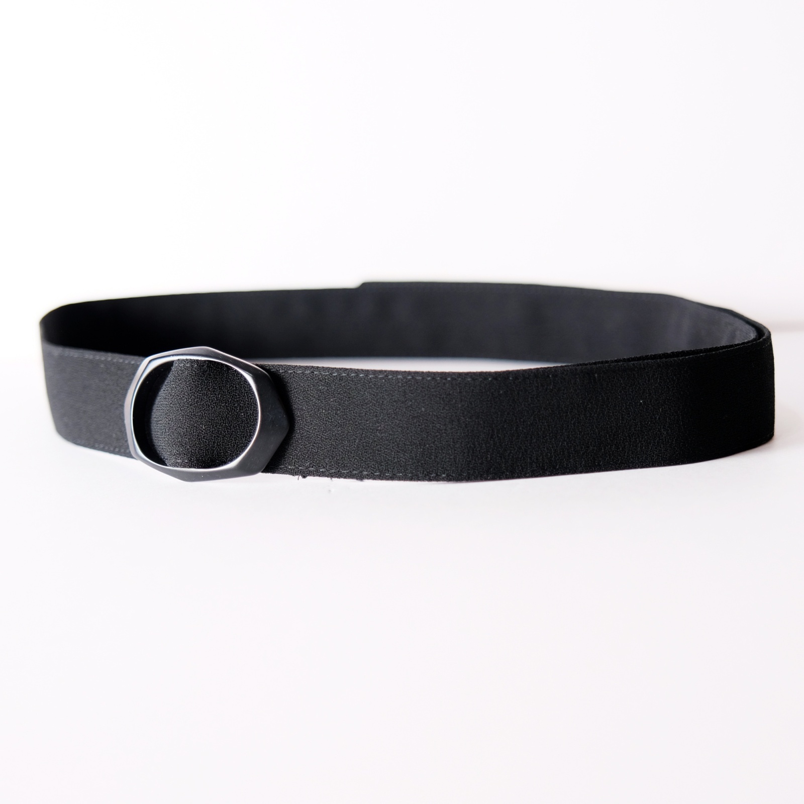 画像3: 無地 黒系 アンティークベルト [20382]