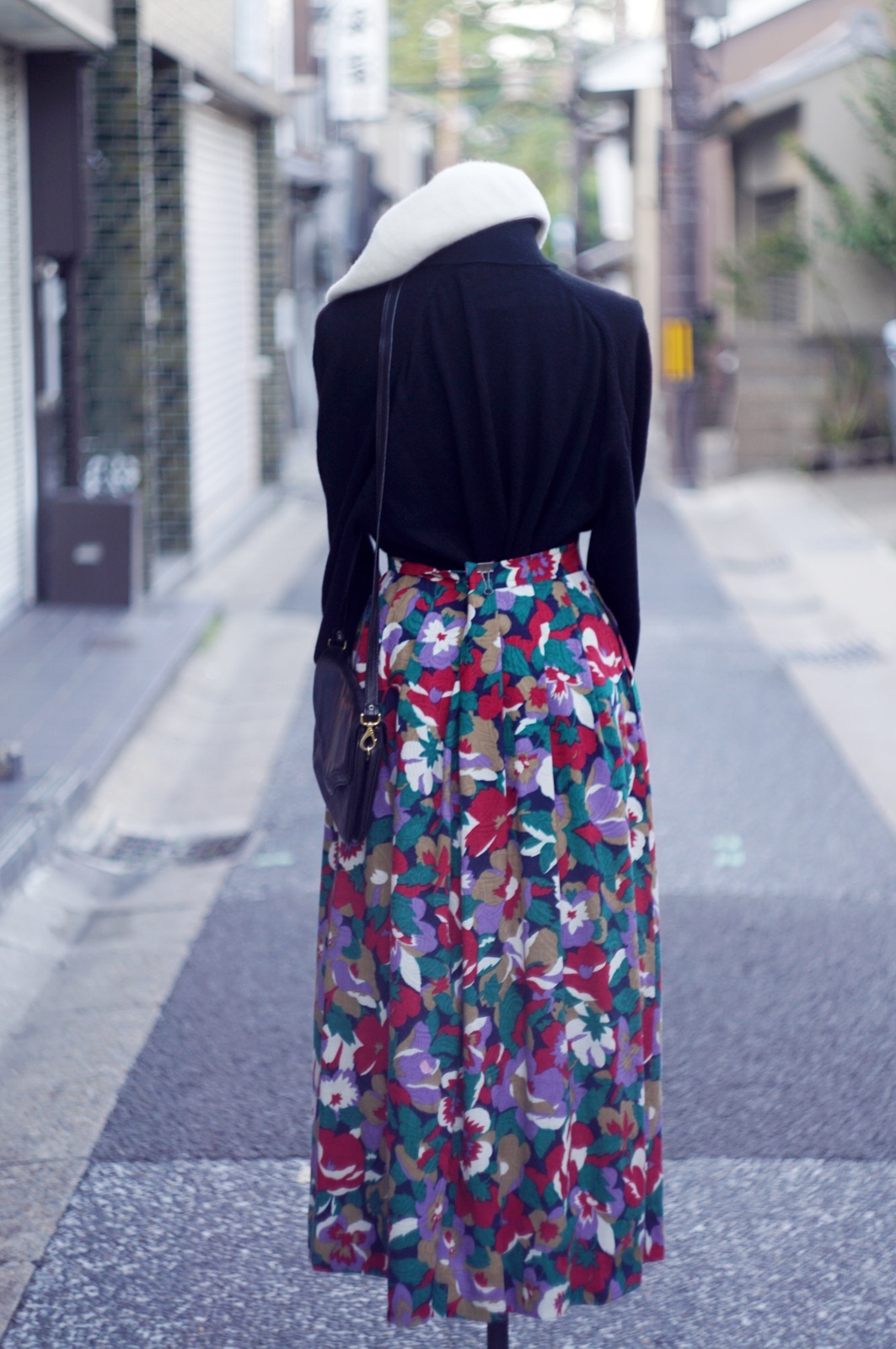 画像8: 黒 カシミヤ 無地 ニット タートルネック[20434]