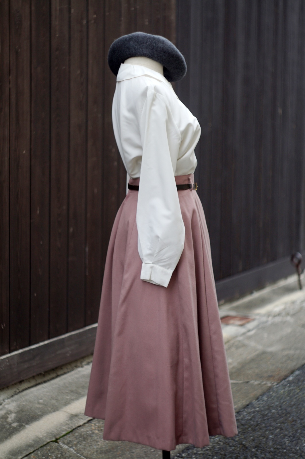 画像7: ”orvi” 白 長袖 ブラウス レギュラーカラー 丸襟 猫 [20491]